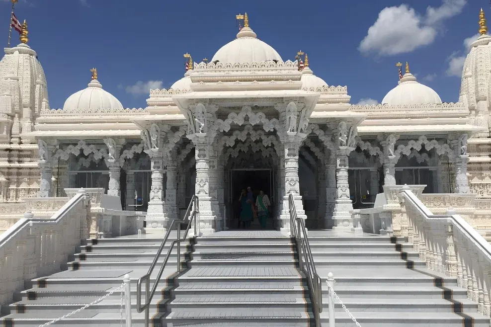 Shri Swaminarayan Mandir in Stafford, TX, a community served by Blueprint Mental Health therapy